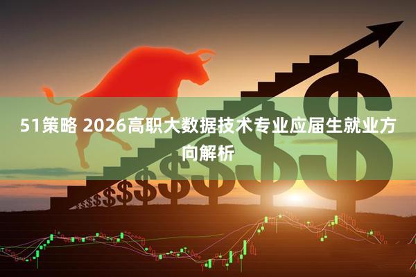 51策略 2026高职大数据技术专业应届生就业方向解析