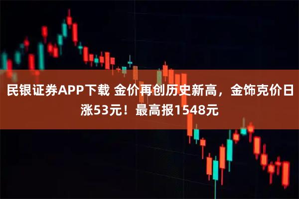 民银证券APP下载 金价再创历史新高，金饰克价日涨53元！最高报1548元